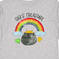 thumbnail image 4 of Inktastic Gigi's Treasure St. Patrick's Day Rainbow and Gold Boys or Girls Long Sleeve Toddler T-Shirt, 4 of 5