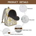 thumbnail image 4 of Lively Sunflower Design Backpack with Secure Laptop Storage, Practical Bookbag for Daily Academic Use, Stylish Yet Functional, Motivational Gift, 4 of 5