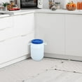 thumbnail image 4 of PTOOTP Airtight Cookie Jar Storage Jar Blue Sleek Design Kitchen Storage 1Set, 4 of 8