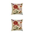thumbnail image 4 of Maytalsory Easy To Change Flowers Pillowcase Addition To Home Decor Polyester Decorative Pillow Cushion Covers Soft Durable kztym001-3 2Set, 4 of 6