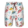 thumbnail image 3 of Balery Dinosaur Traje de Baño Estilo Hawaiano para Hombre, Shorts de Secado Rápido con Bolsillos-Medium, 3 of 6