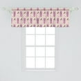 thumbnail image 2 of Ambesonne Rabbit Window Valance, Cartoon Bunny Characters, 54" X 18", Multicolor, 2 of 3