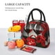 thumbnail image 5 of Fotbe Red Wine Rose Bolsa de Almuerzo con Estampado, Lonchera Aislada, Contenedor de Comida Reutilizable Tipo Cooler a Prueba de Fugas, 5 of 6