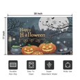 thumbnail image 5 of Pumpkin Skull Bat Spider Non-Skid Doormat x Inch Happy Halloween Pumpkin Absorbing Throw Rugs Switch Rug for Entryway Porch Entryway Kitchen, 5 of 7
