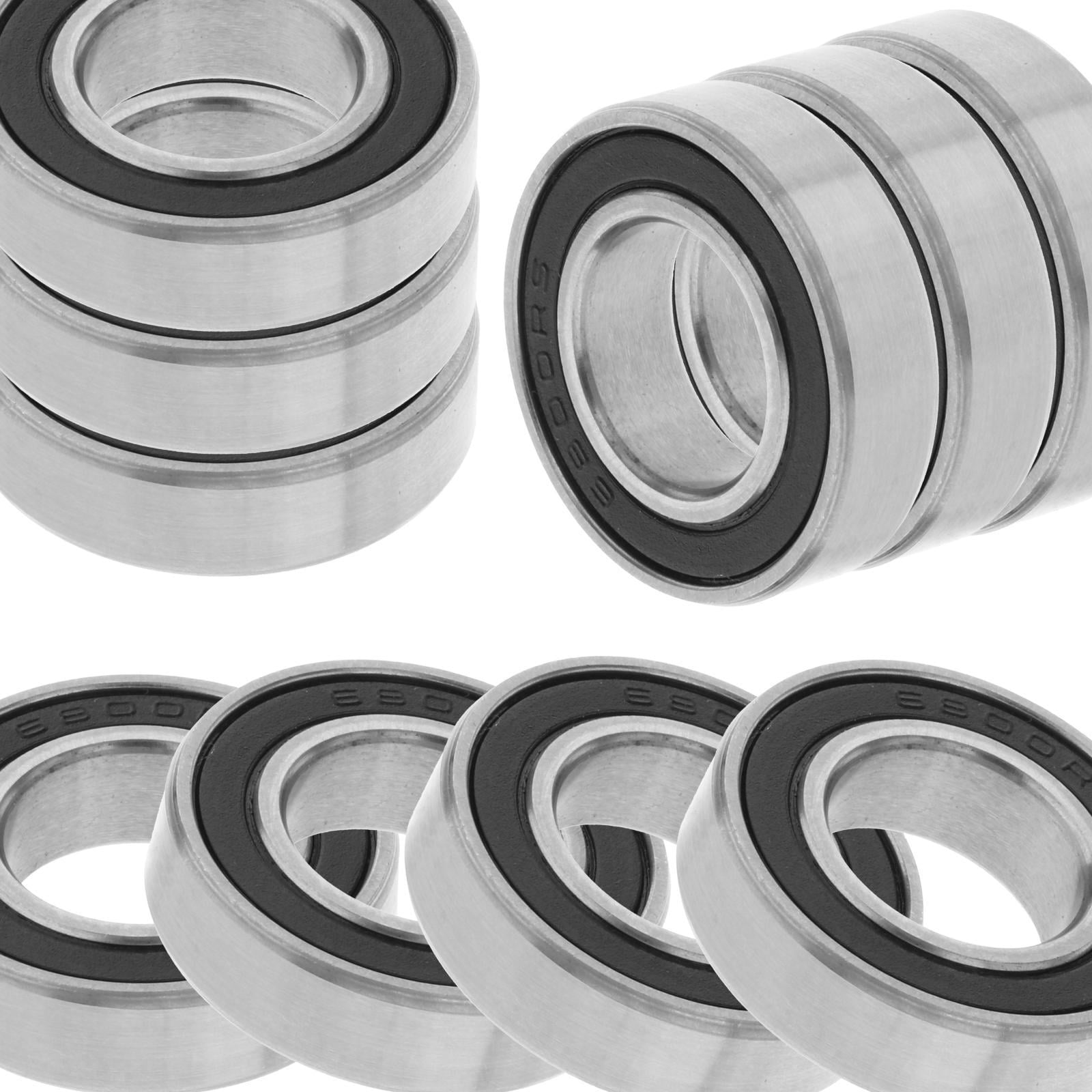 GARENDE 4x10x High Precision Ball Bearings Roller Wheels Repair 6800-2RS 19x10x5mm 4 Pcs