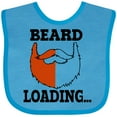 thumbnail image 3 of Inktastic Red Beard is Loading Boys Baby Bib, 3 of 4
