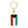 thumbnail image 4 of Kuwait Porte-Clés Chien Étiquette Acier Inoxydable Ou or 18k, 4 of 8