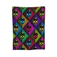 thumbnail image 7 of DouZhe Ultra-Soft Micro Fleece Lightweight Flannel Bed Blanket, Fashion Rock and Roll Pirate Skulls Print Cozy Warm Throw Blankets, 50"x40", 7 of 7