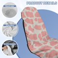 thumbnail image 4 of FOR U DESIGNS Pink Cow Spot Print Car Seat Cover for Trucks and SUVs Universal Front Seat Protector, Sweat Towel with Storage Bag, Multi-Purpose Towels for Gym, Beach, and Athletic, 4 of 7