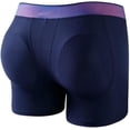 thumbnail image 2 of JOCKMAIL Men's Boxer Briefs Men Padded Underwear Enhance Butt Lifter Shapewear with Removable Padded, 2 of 7