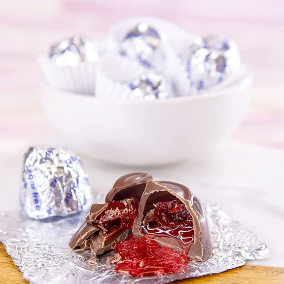 Wockenfuss Candies Sugar Free Dark Cordial Cherries - 1lb