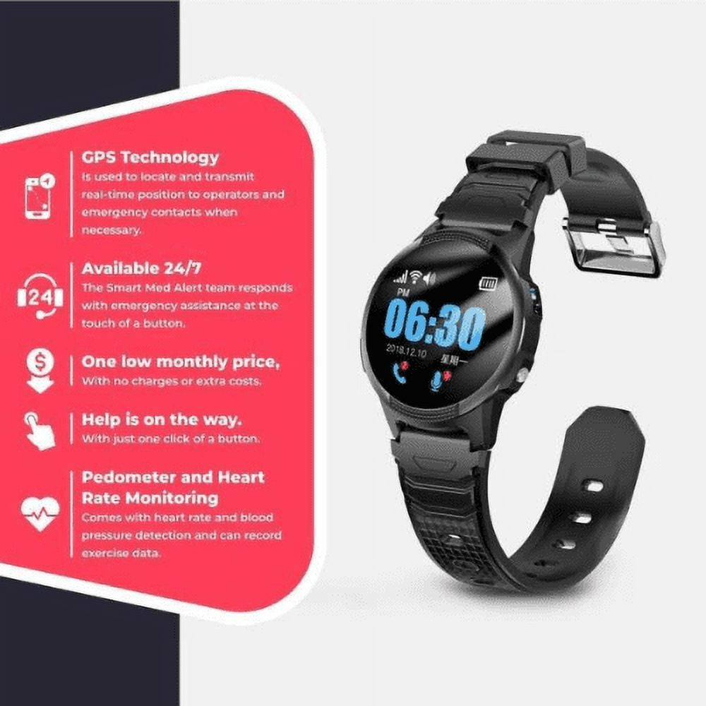 Buy Elderly 4G Smart Watch Fitness Tracker Watch for Dementia Alzheimer's  Fall Alert Detection & GPS Location Tracking IP67 Waterproof Step counting  for Elderly Patient Seniors | Fado168
