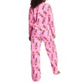 thumbnail image 5 of Conjunto de pijama navideño para mujer 2024, estampado de cascanueces de dibujos animados, camiseta de manga larga con cuello redondo y pantalones, ropa de dormir para estar en casa, 5 of 5