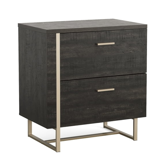 Sauder Walter Heights File Cabinet, Blade Walnut Finish