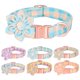 thumbnail image 5 of Collar de perro con correa de flores, Collar de perro de algodón ajustable, Collar seguro suave para mascotas, Collar de perro para niña, flor Ormromra CPB-US-YY358-2, 5 of 5