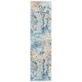 thumbnail image 3 of SAFAVIEH Madison Bryon Abstract Runner Rug, Grey/Blue, 2'2" x 8', 3 of 10