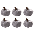 thumbnail image 1 of Cosecha Calabaza Ganchillo Calabazas Punto Otoño para Bodas (gris), 1 of 6