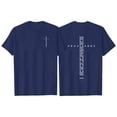 thumbnail image 3 of Women's Plus Size Short Sleeve T Shirt Casual Crew Neck Graphic Print Tee For Spring Summer Everyday Basic Top With Pants, 3 of 3