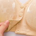 thumbnail image 5 of Women's Bra Front Close Sports Bras for Older Women Bras for Women No Underwire Beige 42, 5 of 6