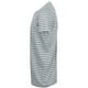 thumbnail image 3 of SF - Camiseta de Rayas de Jaspeado para Adultos Unisex (Gris, Blanco), 3 of 3