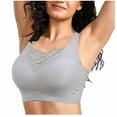 thumbnail image 3 of Hfnxid Sports Bras for Women ,Women Bra Lingerie Seamless Plus Size OnePiece Elastic Comfort Vest Bra Underwear, 3 of 3