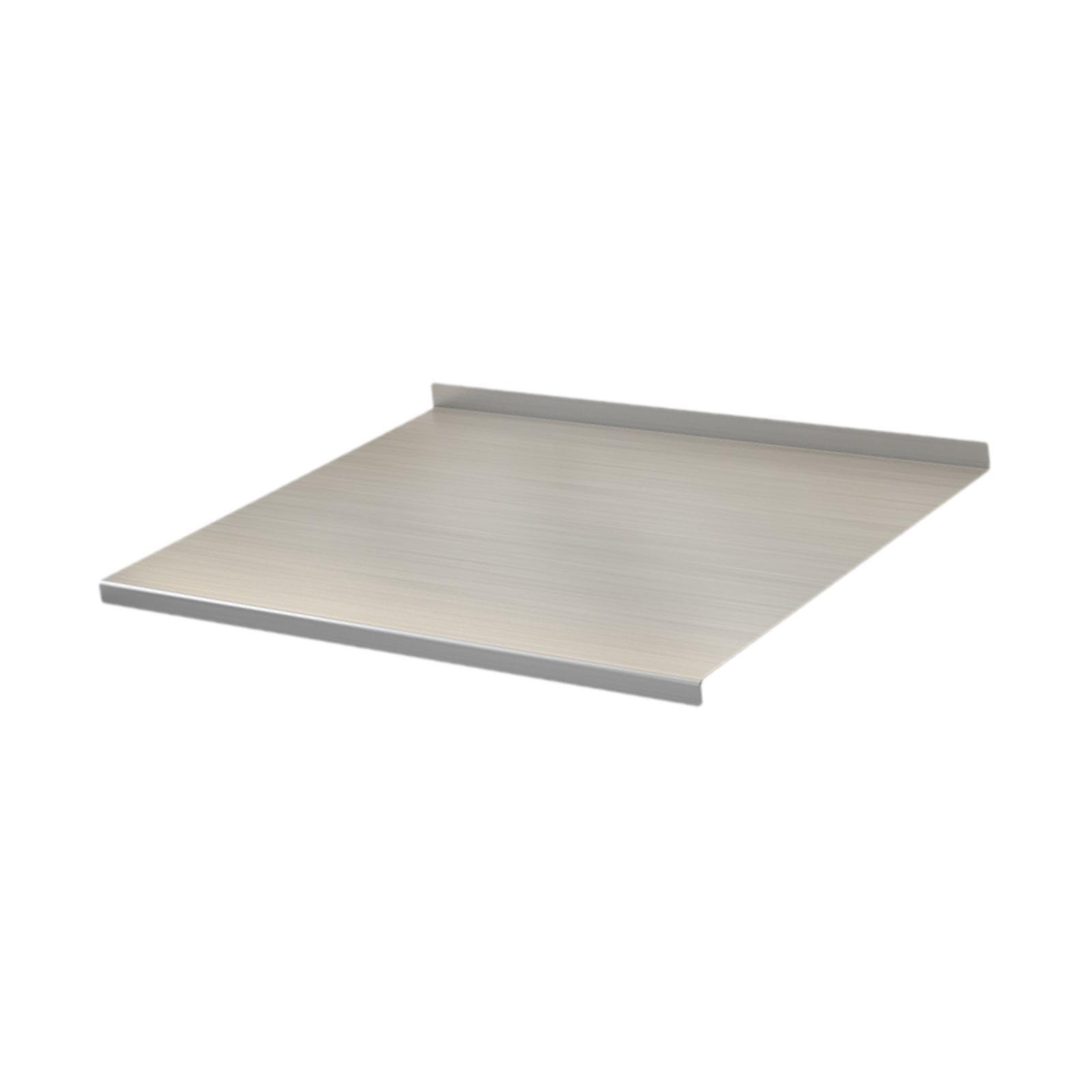 CarpNettore Stainless Steel Cutting Board Biscuits Board for Slicing Fruits Carving Meat 40cmx30cm