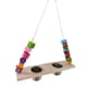 thumbnail image 2 of Juguete columpio para pájaros con soporte para taza de comida, soporte para entrenamiento, ejercicio colgante, soporte de juego, loro para , Salvador Percha de loro, 2 of 9