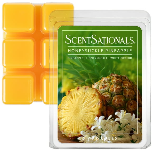 Honeysuckle Pineapple Scented Wax Melts, ScentSationals, 2.5 oz