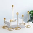 thumbnail image 3 of Candelabro de centro de mesa decorativo de mesa de candelabro de hierro de estilo europeo para boda (L), 3 of 8