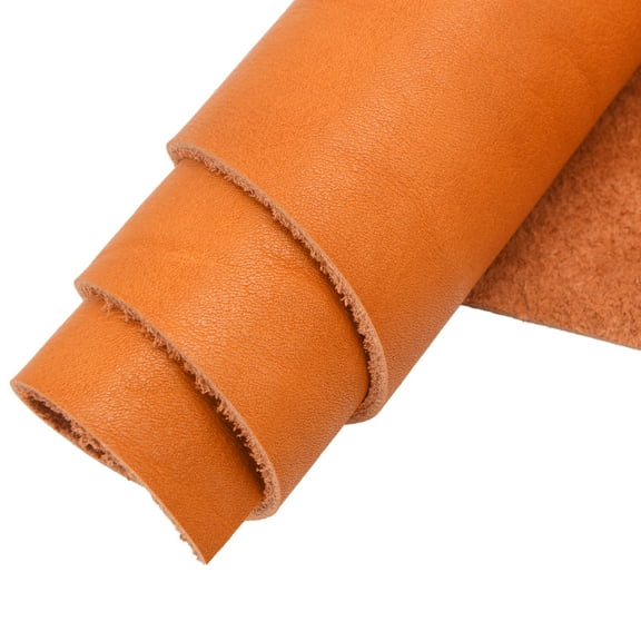 Vintage Brown Cowhide Leather Leathercraft Naturally Textured Leather 2.0mm -2.3mm Thick