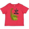 thumbnail image 3 of Inktastic I Love My Mom with Baby and Mommy Brontosaurus Boys or Girls Toddler T-Shirt, 3 of 5