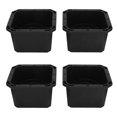 thumbnail image 2 of Rubber Bed Risers, 4 Pack Chair Risers Furniture Lifts Blocks For  Black, 2 of 8