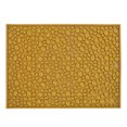 thumbnail image 1 of Non Slip Cup Mat Coffee Bean Design Desktop Bar Counter PVC Pad for Water Draining Filtering Yellow, 1 of 8