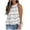 White, variant on Viikei Tank Top for Women Sleeveless Tops Plus Size Fashion Printed Halter O-Neck Tank Sleeveless Casual Tee Tops Blouse