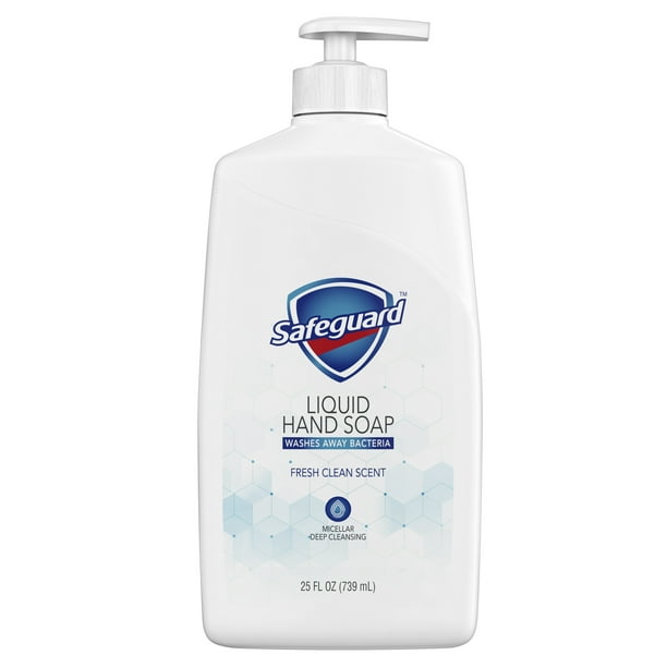 Safeguard Liquid Hand Soap, Micellar Deep Cleansing, Fresh Clean Scent