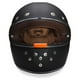 thumbnail image 5 of Casco integral para moto Daytona, retro, negro opaco, 5 of 6