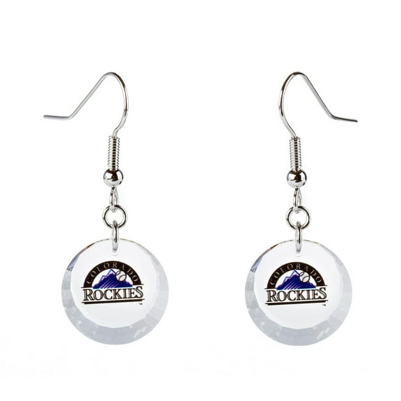 Colorado Rockies Swarovski Pick Off Earrings