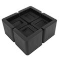 thumbnail image 1 of Elevadores de cama duraderos multifunción, elevadores de muebles cuadrados negros para sofá, cama, silla y mesa, 1 of 8