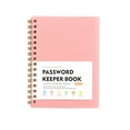 thumbnail image 6 of Password Book with Individual Alphabetical Tabs, 4.3"x5.7" Small Password Notebook, Spiral Password Keeper, Internet Address and Password Organizer, Password Logbook for Home Office, Sky Blue, 6 of 7