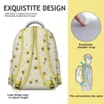 thumbnail image 5 of Lightweight Small Backpack Featuring Yellow Queen Bee Design, Cute and Stylish for Travel, 5 of 6