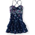 thumbnail image 1 of Aeropostale Womens Floral Woven Sundress, Azul, X-Large, 1 of 1