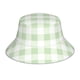 thumbnail image 1 of Balery Pistachio Green Checkboard Sombreros para el sol para hombre y mujer, sombrero de pescador con UPF 50+, 1 of 6