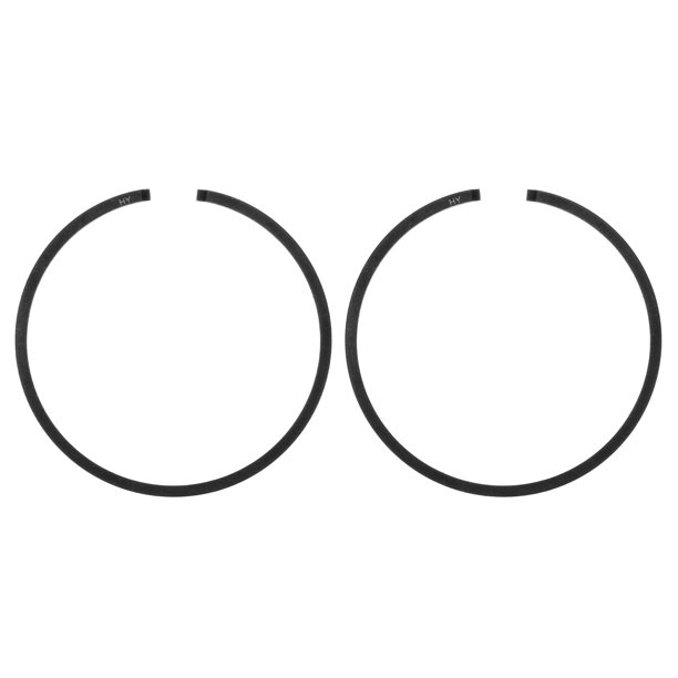 Juego de Anillos de Pistón Uxcell 2-Pack 41.1mm x 1.5mm Anillos de Pistón Negros para Sierra Eléctrica Reemplazos