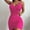 Hot Pink Summer Dresses for Women 2023, variant on Dyegold Sundresses for Women Casual Beach - Cocktail Dress for Women V Neck Sleeveless Spaghetti Strap Sequin Bodycon Mini Sun Dresses ​Slim Fit ​Club ​Dresses