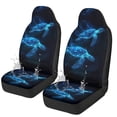 thumbnail image 4 of Jeiento Sea Turtle Car Front Seat Covers Waterproof Front Seat Cover 2 Pcs Set Blue Auto Interior Accessories Universal Fit Most Cars, 4 of 7
