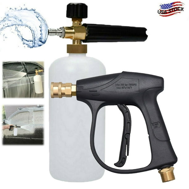 3000 PSI High Pressure Washer Gun Snow Foam Lance Cannon Car Washer Gun