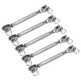 thumbnail image 7 of BIBABLYKE 5PCS Stainless Steel M6 Jaw and Jaw Turnbuckle for Tensioning Rope or Cable, Sturdy and Weather proof Design, 7 of 7