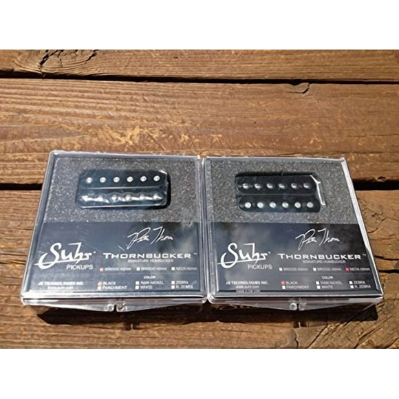 SUHR Thornbucker PAF SET Bridge 53mm Floyd Rose & Neck 50mm Pickup Set - Black - Pete Thorn Signature Model