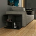 thumbnail image 2 of Ada Home Decor Furniture Anthracite 2 Tier Sharon Modern Side Table, 2 of 3