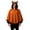 Orange, variant on Virmaxy Halloween Costume Men's Halloween Hooded Devil Cape Costume Poncho with Attached Horns Jagged Hem Button Front for Adult Cosplay Party Orange